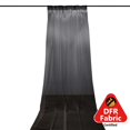 thumbnail image 6 of Efavormart Black Sheer Premium Chiffon Curtain Panel Backdrop Drapery With Rod Pockets | 5ft x14ft, 6 of 10