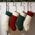 thumbnail image 2 of Dalrosia Christmas Stockings 18 Inches Large Size Cable Knitted Stocking Gift and Decorations for Holiday Family Xmas Party, 2 of 5