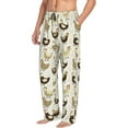 thumbnail image 2 of Daiia Chicken Cartoon Men's Sleep Pant with Pockets and Drawstring,Pajama Pants-Large, 2 of 9
