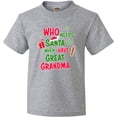 thumbnail image 3 of Inktastic Who Needs Santa when I Have Great Grandma Youth T-Shirt, 3 of 5