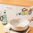 thumbnail image 3 of Italian Ceramic Olive Oil Dispenser Bottle, 23oz Large Capacity Oli and Vinegar Cruet with Stainless Steel Spout, 700 ml Oil Container with Handle for Kitchen Cooking, 3 of 8