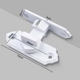 thumbnail image 2 of Enhanced Security Stainless Door Latch 90 Degree Sliding Barn Door Lock, 2 of 8