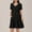 Black, variant on pstuiky Pregnancy Dress, Women Fashion Casual Comfort Solid Color Button Pregnant Short Sleeve V-Neck Dress Maxi Dress Maternity Clothes