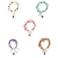 thumbnail image 2 of Sonducket de flores, decoración para el cabello, colgante nupcial, mano de obra fina atractiva, tamaño compacto, decoraciones de larga duración, Ropa, zapatos y accesorios Miscelánea Púrpura, 2 of 6