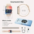 thumbnail image 5 of Blackview 2026 Smart Watch (Answer/Make Calls), Fitness Watch for Men and Women with Heart Rate/SpO2/Sleep Monitor/2 Straps, 100+ Sports Modes, IP68 Waterproof Activity Tracker for Android/iPhone, 5 of 6