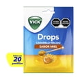 thumbnail image 1 of Vick Drops Refresca tu garganta pastillas de miel 20 pzas, 1 of 5
