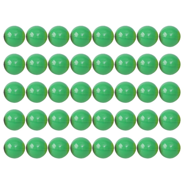 MOVTOTOP Green PVC Openable Lottery Balls for Decor and Game Supplies Perfect for Parties Events and Celebrations 1.8 Inches