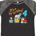 thumbnail image 4 of Inktastic Its My Birthday Circus Train 4th Birthday Boys or Girls Toddler T-Shirt, 4 of 5