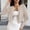 A, variant on LEKODE Women Crew Neck Button Down Cropped Bolero Shrug Long Sleeve Lightweight Soft Plain Knit Casual Spring Fall Layering Cardigan for Dresses A L
