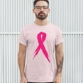 thumbnail image 3 of Tee Hunt Pink Ribbon Breast Cancer Awareness T-Shirt Hope Fight Survivor Mens Shirt, Light Pink, 3X-Large, 3 of 5