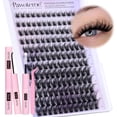 thumbnail image 1 of Kit de extensión de pestañas Pawotence Lash Clusters Wispy 10-18 mm, 1 of 8