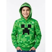 Minecraft, Boys' & Big Boys' Graphic Creeper Cosplay Hoodie, Sizes 4-18