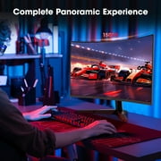 KOORUI 27 inch 1440p Curved Gaming Monitor, 180Hz QHD Computer Monitor, 1ms Adaptive-Sync, HDMI/DisplayPort, 27E6QCA