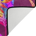 thumbnail image 5 of SKYSONIC Abstract Tropical Leaves Area Rug 72x48in Colorful Non-Slip Floor Carpet for Indoor Living Dining Room and Bedroom Area, 5 of 7