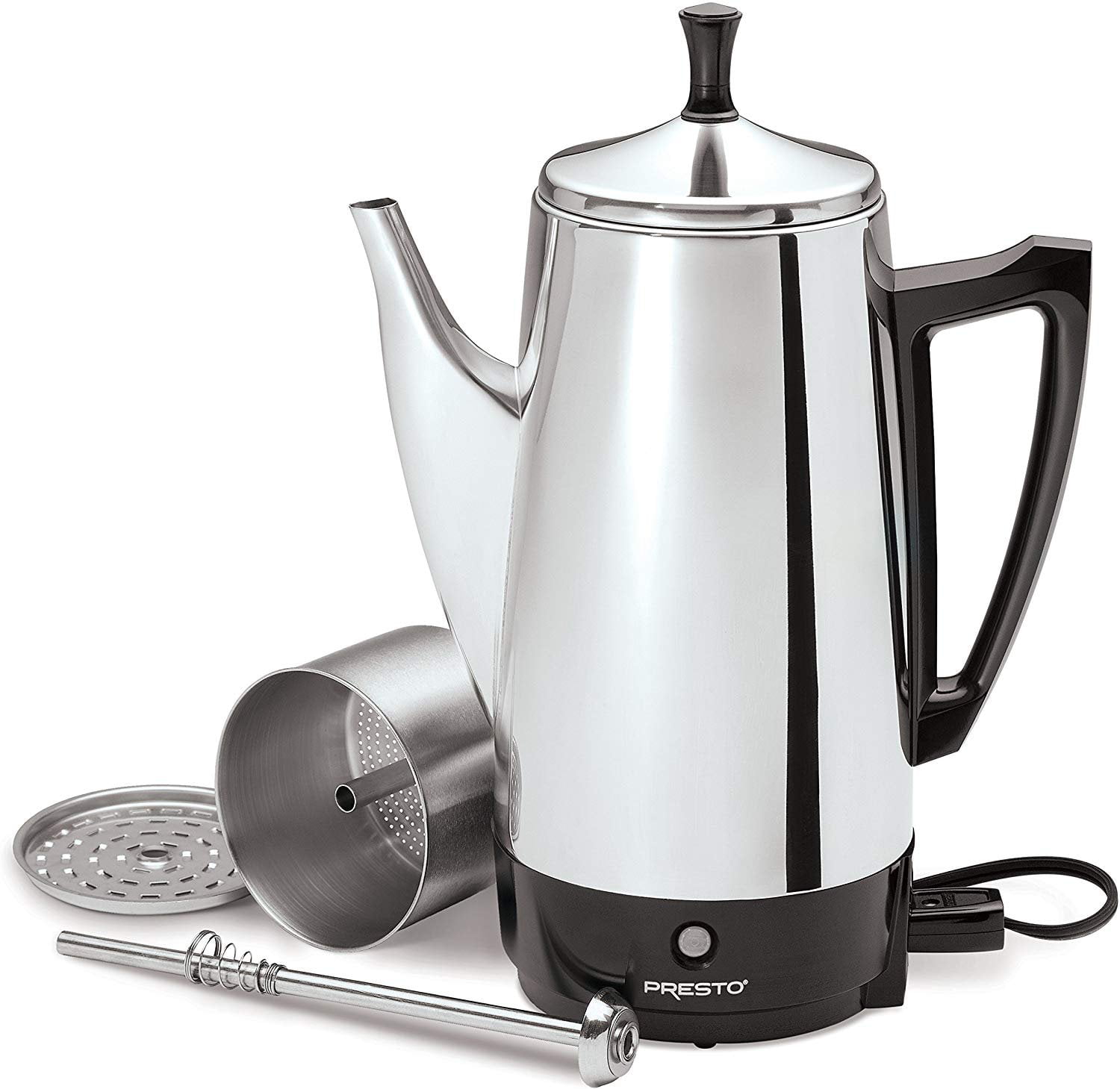 SENSEMAKE 12 Cup Electric Percolator Coffee Maker, Stainless Steel, Quick  Brew, Vintage Spout 110V/220V