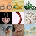 thumbnail image 3 of Aluminum Wire Thickness Bendable Wires Handy Installation Bike Easy to Use Handy Installation Durability Rust-proof for Crafts DIY bronze-coloured, 3 of 9