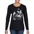 thumbnail image 2 of Wild Bobby We Don't Believe Either Bigfoot Unicorns Women Graphic Long Sleeve Tee, 2 of 6