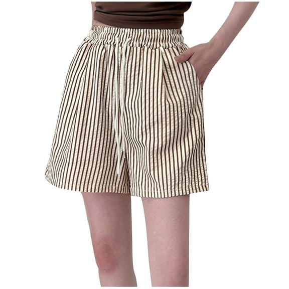 Akafmk Women's Plus Size Pajamas Shorts,Women Cotton Pajamas Shorts Soft Sleepwear Bottom Shorts Loose Home Shorts Lightweight Loungewear Shorts