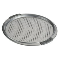 Anolon Advanced Nonstick Bakeware 13 Inch Round Perforated Pizza Pan, Gray