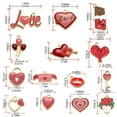 thumbnail image 3 of SLYNSHome 16Pcs Love Charms Heart Charms for Jewelry Making,Red Love Charm Pendants for DIY Bracelet Necklace Earrings Making, 3 of 6