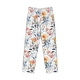 thumbnail image 4 of Xecao Lilies Flowers Men's Straight Lounge Pajama Pants: The Ultimate in Comfortable Sleepwear, 4 of 9
