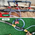 UPLYKKE Irrigation Venturi Fertilizer Injector Kit 3/4 inch Mixer