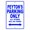 Blue, variant on Peyton's Parking Only All Others Will Be Towed Name Gift Novelty Metal Aluminum 8"x12" Sign