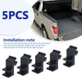 thumbnail image 3 of Truck Bed Cover Prop Rod Clips, Rugged 5PCS Tonneau Cover Prop Rod Clips Anti Cracking Easy Installation  for Folding Truck Bed Replacement for Undercover, 3 of 7
