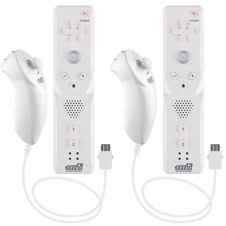 2-pack Remote and Nunchuk Controller Combo Set with Strap Wii/Wii U/Wii (Best Flight Controller With Osd)