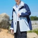 thumbnail image 4 of Chaquetas y abrigos casuales con capucha de manga larga para mujer, traje de sprint para hombre y mujer, chaqueta de estilo pareja, abrigo desmontable, impermeable, resistente al viento, traje de spri, 4 of 5