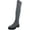 Medium Gray, variant on Guess Womens Frazer Faux Leather Block Heel Knee-High Boots