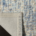thumbnail image 4 of SAFAVIEH Abstract Delia Distressed Wool Area Rug, Dark Blue/Rust, 4' x 4' Round, 4 of 8