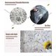 thumbnail image 3 of 3D Window Film Electrostatic Film Privacy Protection Anti-UV Decorative Window Film Privacy Window Tulips Flowers Pattern 60200cm, 3 of 5