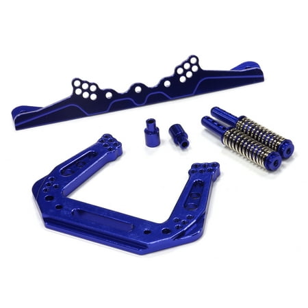 Shock Tower Shim - Integy RC Toy Model Hop-ups T6769BLUE Alloy Front Shock Tower for Nitro Rustler