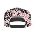 thumbnail image 2 of Kdxio Black Snake Print Snapback Hat for Men Women,Adjustable Baseball Cap, 2 of 7