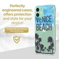 thumbnail image 2 of Case Yard iPhone-11 Case Clear Soft & Flexible TPU Ultra Low Profile Slim Fit Thin Shockproof Transparent Bumper Protective Cover Drop Protective Cell Phone Cases (Venice Beach), 2 of 8