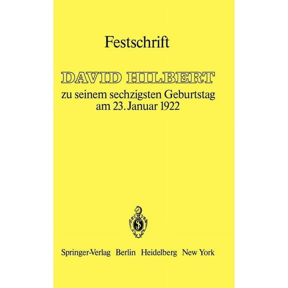 Festschrift: Zu Seinem Sechzigsten Geburtstag Am 23.Januar 1922, (Hardcover)