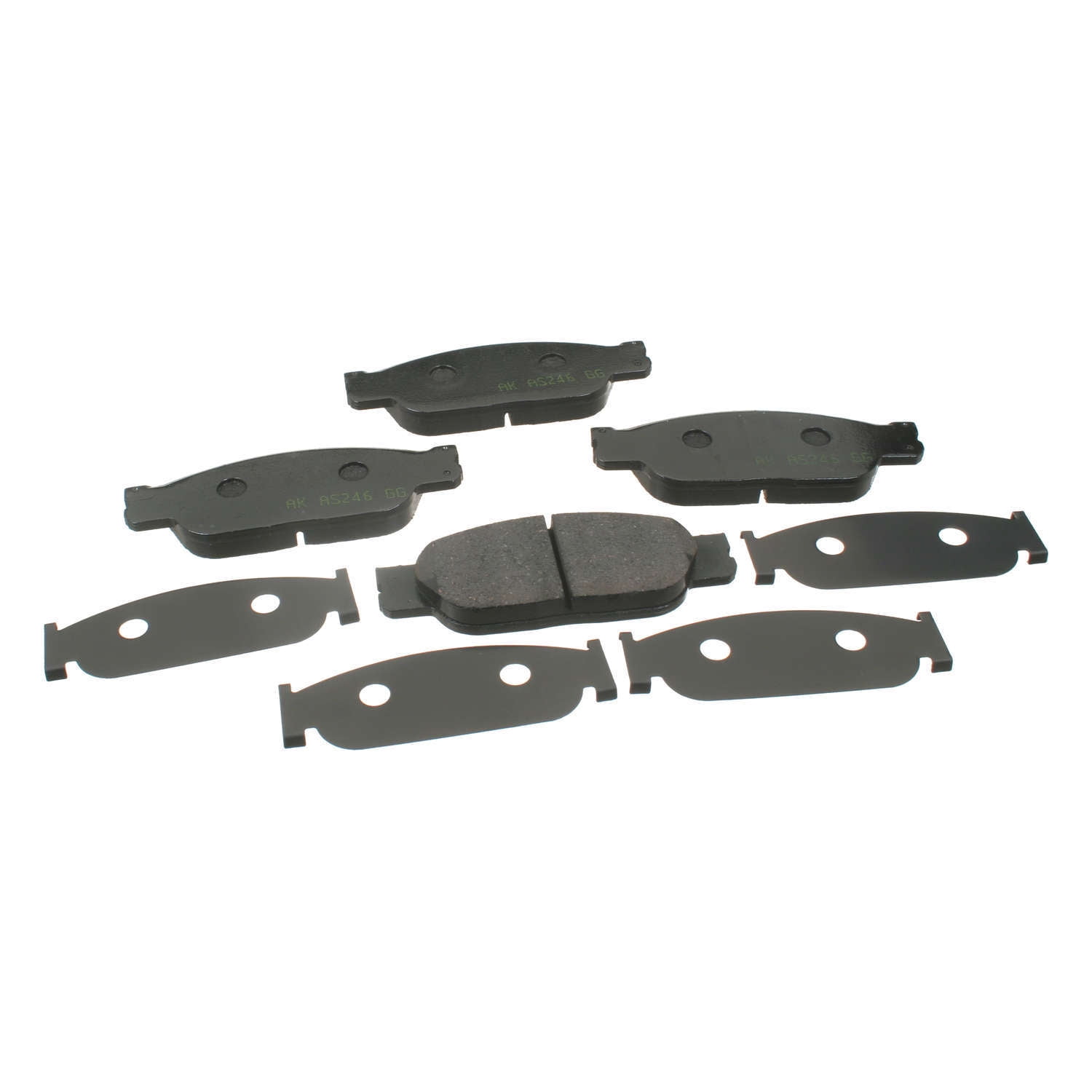 Akebono EURO UltraPremium Brake Pad Set, Ceramic
