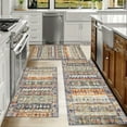 thumbnail image 6 of Farmhouse Kitchen Rugs Set 3 Piece, Boho Kitchen Mats for Floor, Non-Slip Kitchen Rug Waterproof Mats for Kitchen, Runner Rugs for Hallway Laundry Holiday Sink Decor, 6 of 12