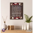 thumbnail image 2 of LifeSong Milestones 12x15 55th Anniversary Wall Plaque 55 Years of Marriage Floral Border (Walnut), 2 of 2