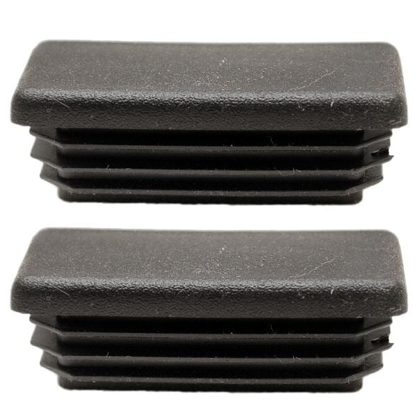 Tracker Boat Pontoon Ladder End Cap 136498 1 5/8 Inch Black (Pair)