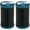 Black, variant on 2-PACK - Coats Outdoor Living Thread 200yd - Caribbean Blue