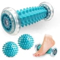 thumbnail image 1 of 1 Foot Massage Roller And 2 Spiky Massage Ball Set-SinKeeU, 1 of 3