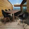 thumbnail image 7 of Amazonia SC ARI-8CHAMBLK Charlotte Rectangular Patio Dining Set, Black - 9 Piece, 7 of 7