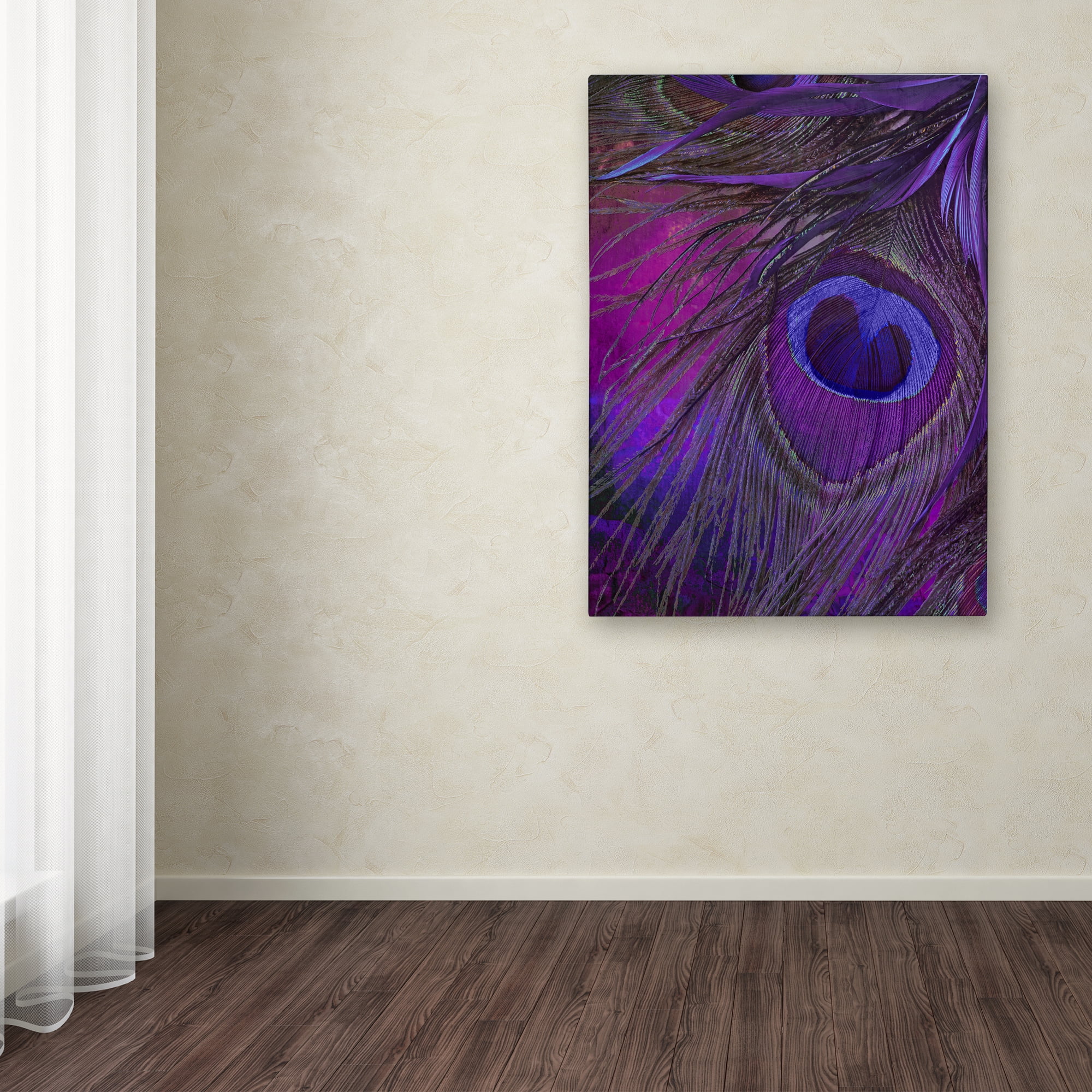 Color Bakery 'Peacock Candy IV' Canvas Art