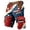 5 Red, variant on Krdevn Men's Distressed American Flag Print Cargo Shorts Independence Day Casual Utility Workwear Shorts