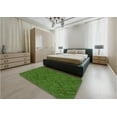 thumbnail image 4 of Ahgly Company Indoor Rectangle Patterned Dark Lime Green Area Rugs, 8' x 10', 4 of 6