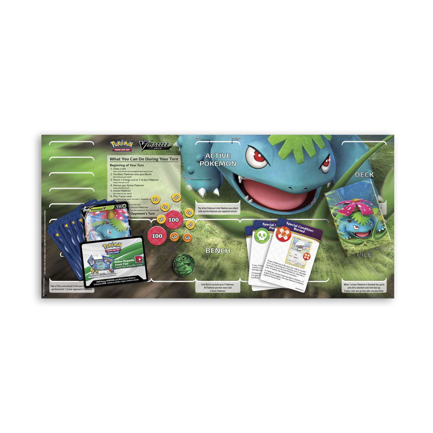 Pokemon Trading Card Game Venusaur V Battle Deck