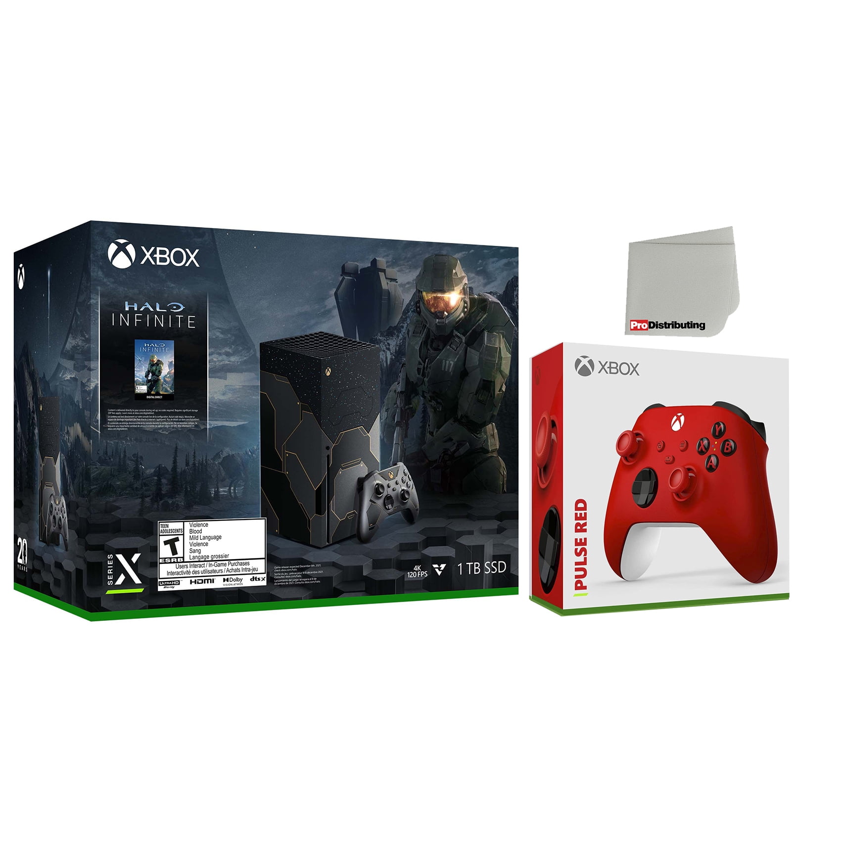 Microsoft Xbox Series X Limited Edition Halo Infinite Console with 