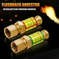 thumbnail image 1 of 1 Pair Oxygen Acetylene Check Valve Flashback Arrestor M16*1.5 For Electronic Instrumentation Home Appliances Welding Components, 1 of 6